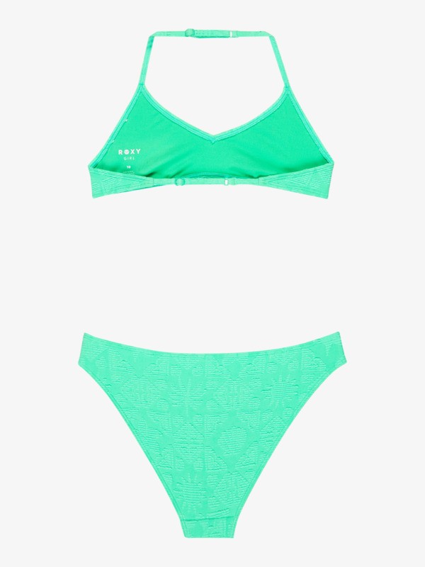 Hippie Hour Set Ensemble bikini triangle deux pièces Vert Filles 6-16 ans