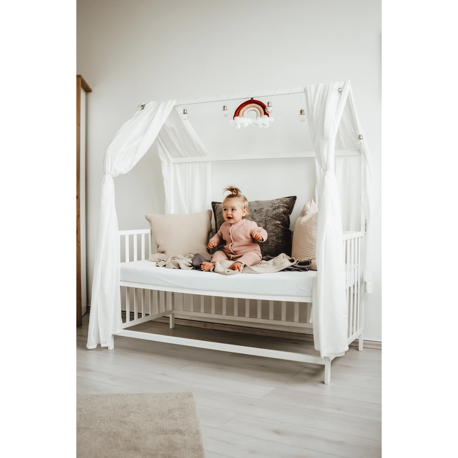 kindsgard Hausbett lillehus 60 x 120 cm natur