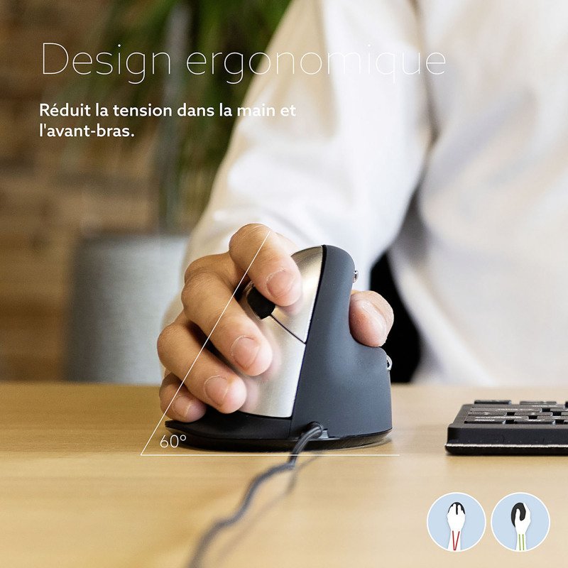 Souris filaire R-Go Tools HE Break - Droitier