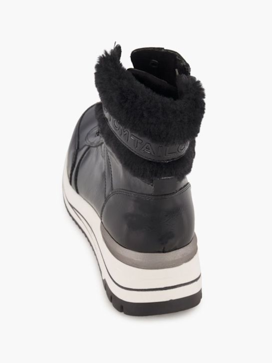 TOM TAILOR Hoher Sneaker Schwarz
