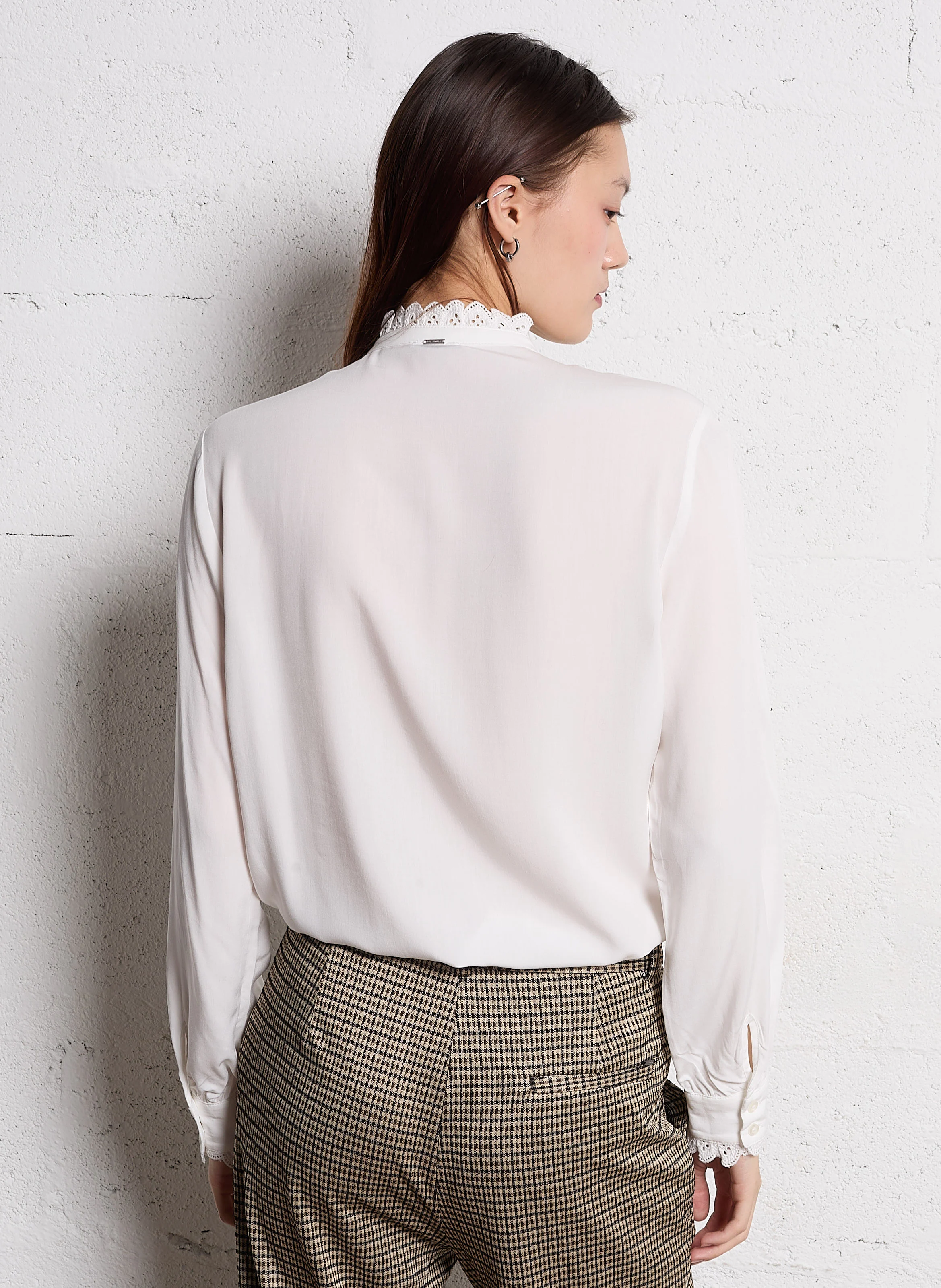 Chemise droite | Blanc