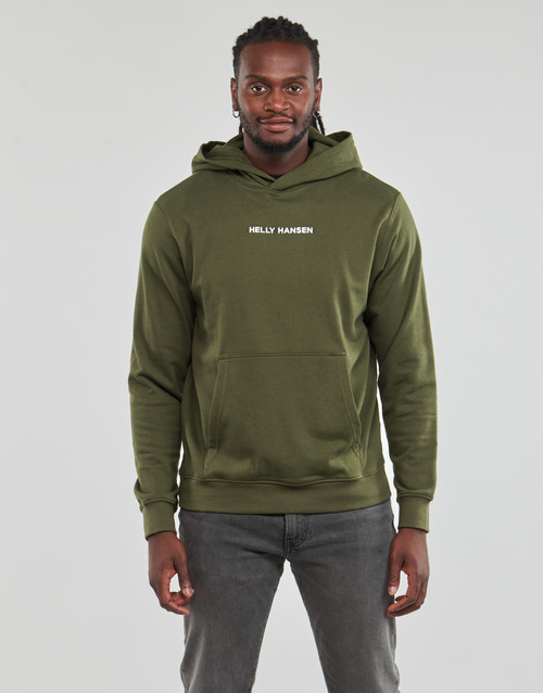 Helly Hansen - CORE GRAPHIC SWEAT HOODIE - Kaki