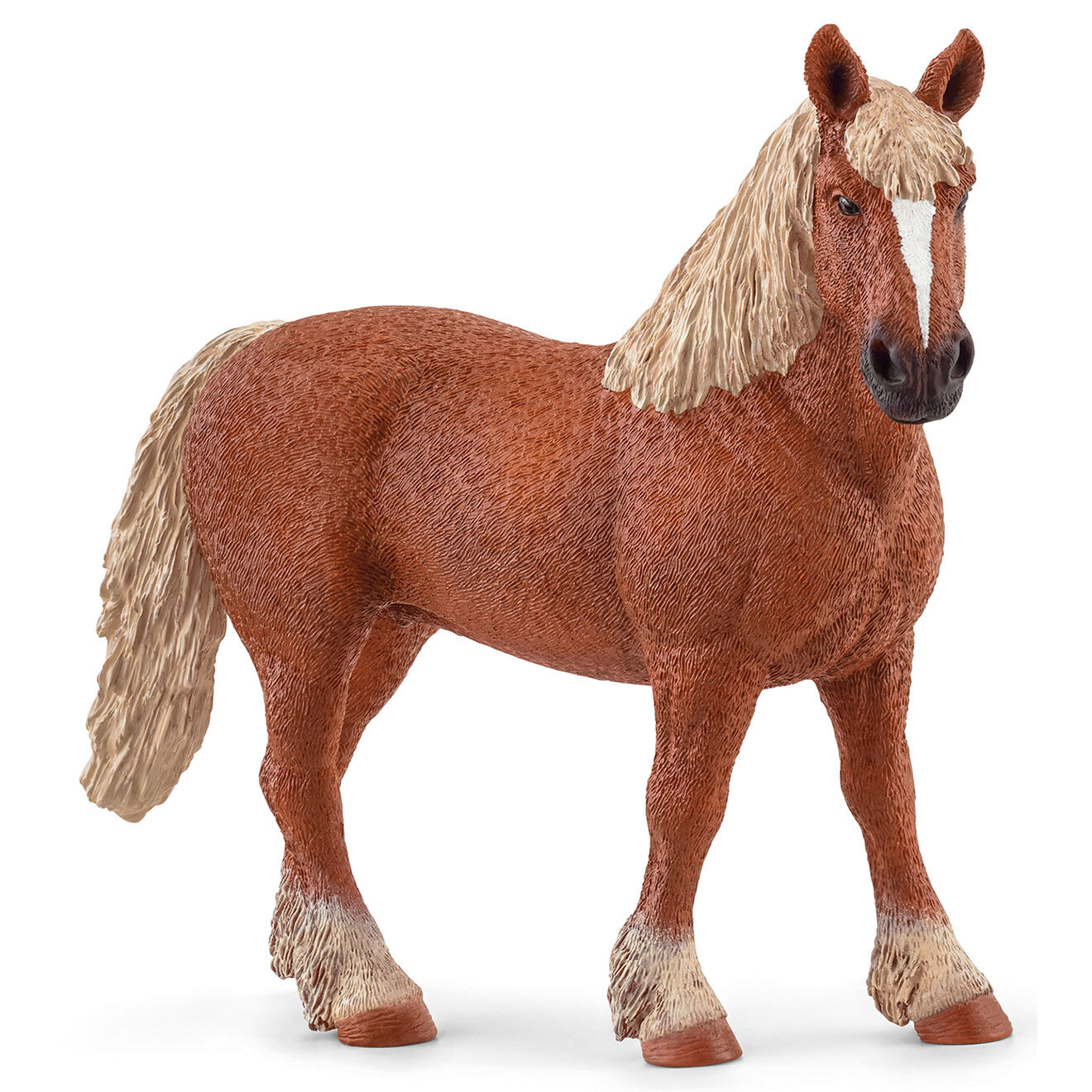 Schleich Poulinière belge multicolore