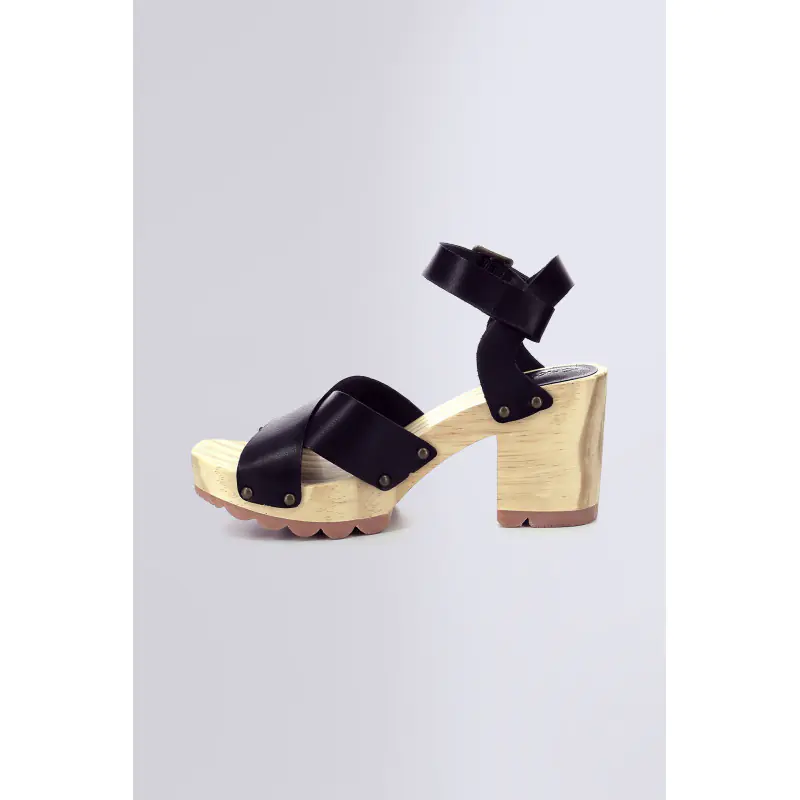 KICK WISE NOIR SANDALES Cuir Femme
