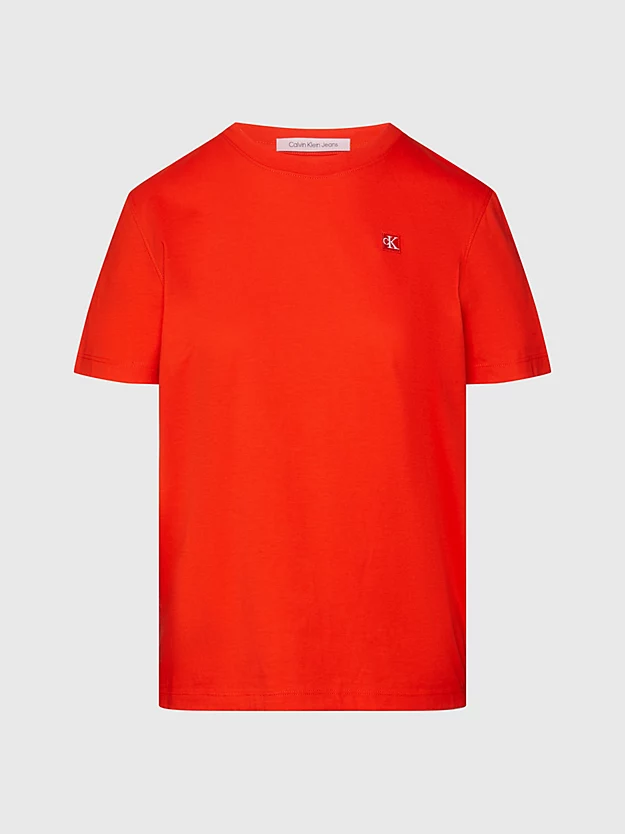 Camiseta de algodão com brasão