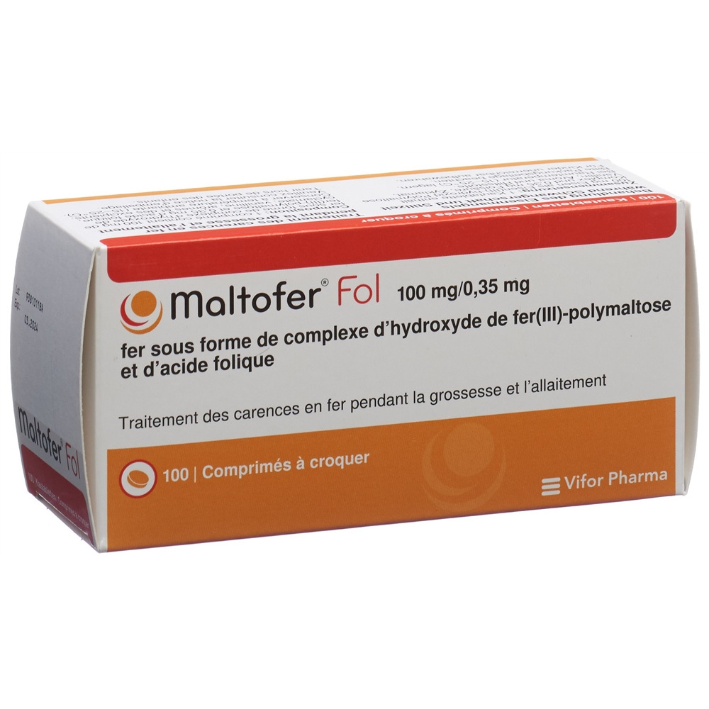 MALTOFER Fol Kautabl Blist 100 Stk
