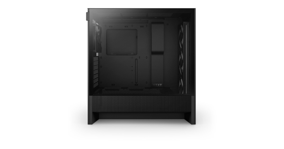 NZXTH5 Flow RGB v2 midi tower behuizing  (Zwart | 1x USB-A | 1x USB-C | RGB | Tempered Glass)