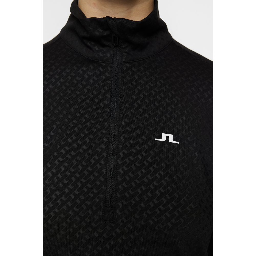 Lauryn Quarter Zip Midlayer Dame Svart