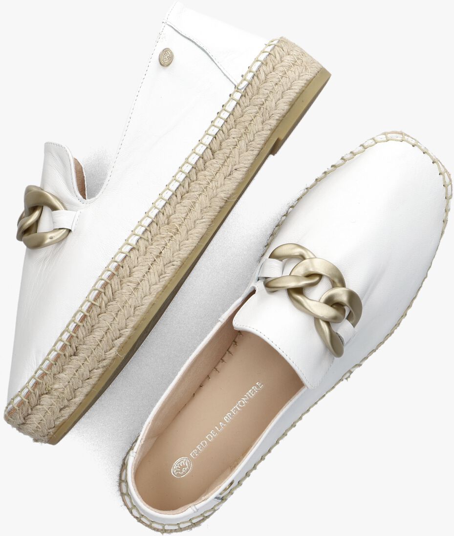 FRED DE LA BRETONIERE witte fred de la bretoniere espadrilles june li