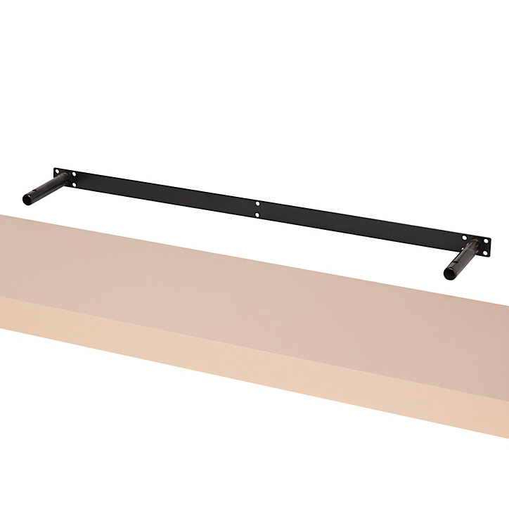 Tablette murale avec fixation invisible Form Cusko rose 118 cm