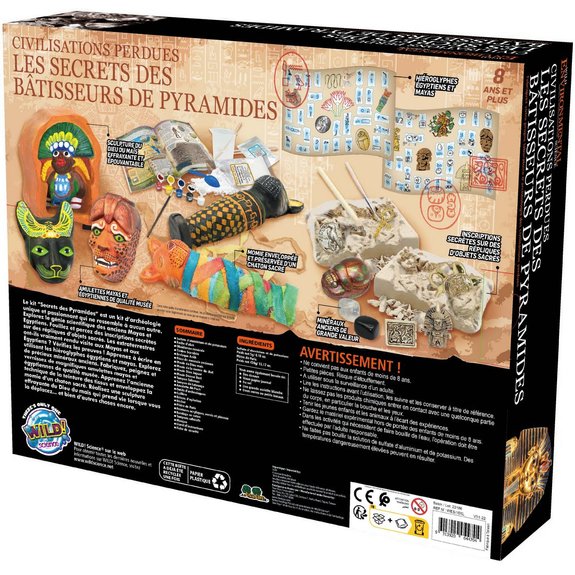 Coffret STEM : Civilisations perdues Les secrets des bâtisseurs de pyramides