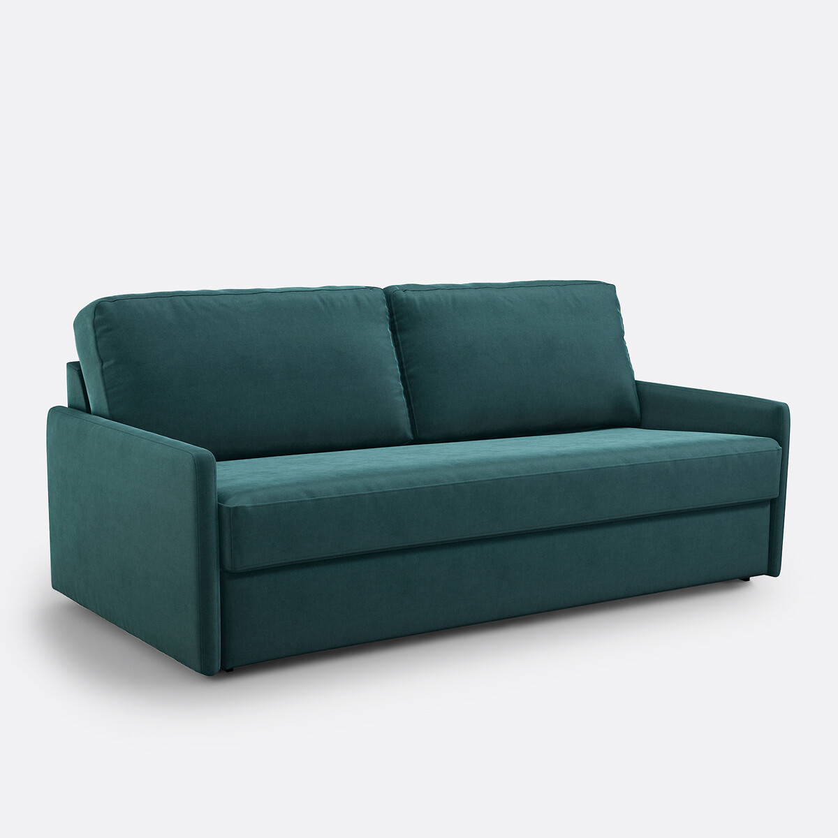 LA REDOUTE INTERIEURS<br>Sofá cama de veludo, espuma HR premium, Marta