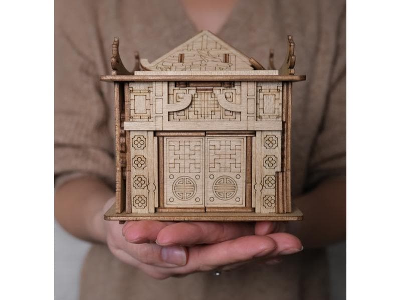 Escape Welt Rätselspiel House of the Dragon Ein spannendes Escape-Spiel als kompakte Puzzle-Box aus Holz