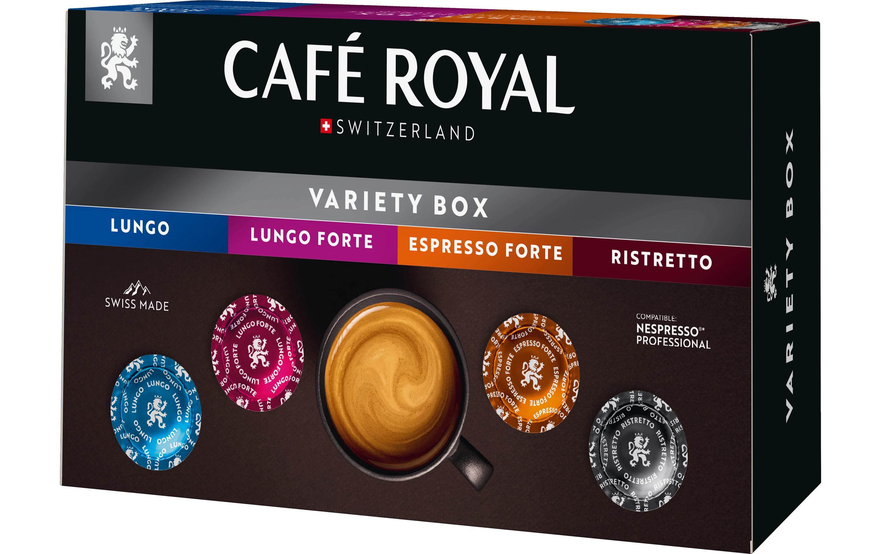 Professional Pads Variety Box Rainforest Alliance 40 StückHochwertige Kollektion mit Nespresso Professional Pads