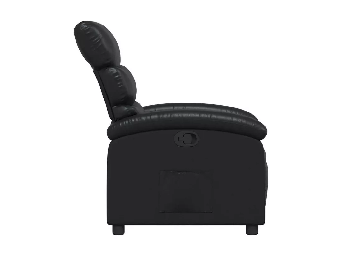 Fauteuil inclinable Noir Similicuir