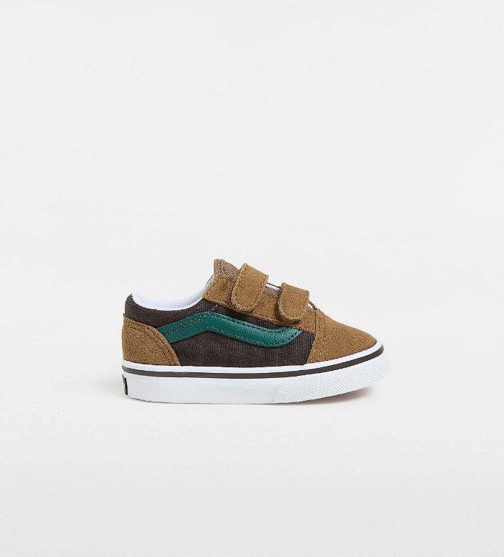 Vans Old Skool V Brown Multi Baby 4 US / 19 EU