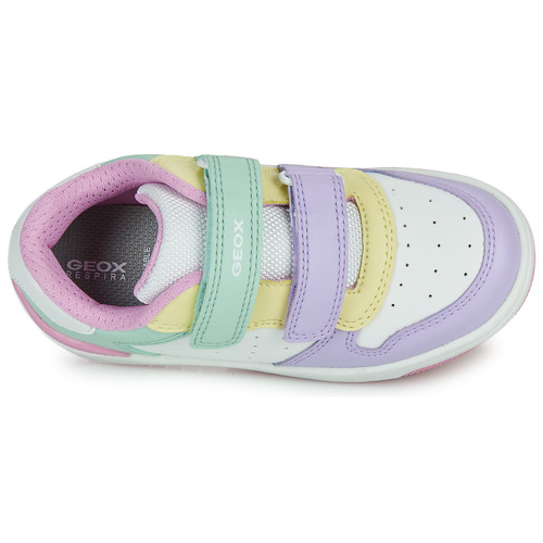 Geox - J WASHIBA GIRL - Blanc / Multicolore