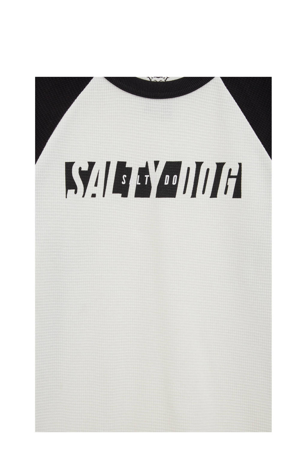 Salty Dog longsleeve wit/zwart