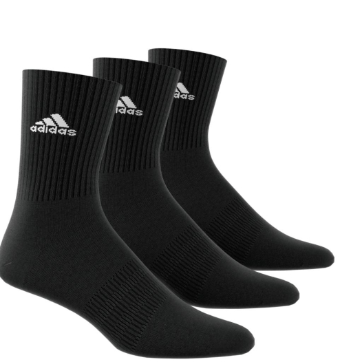 Adidas C SPW CRW 3Pack Socken in Schwarz