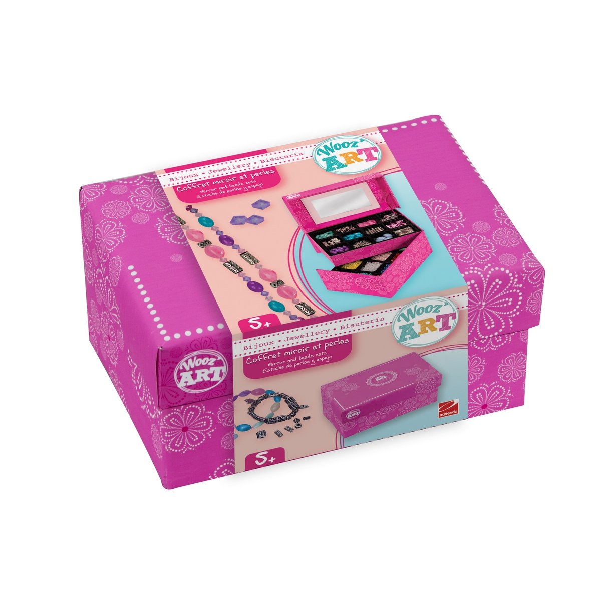 Coffret miroir et perles