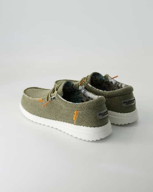Fusion Jack Jute moss Slipper in Grün