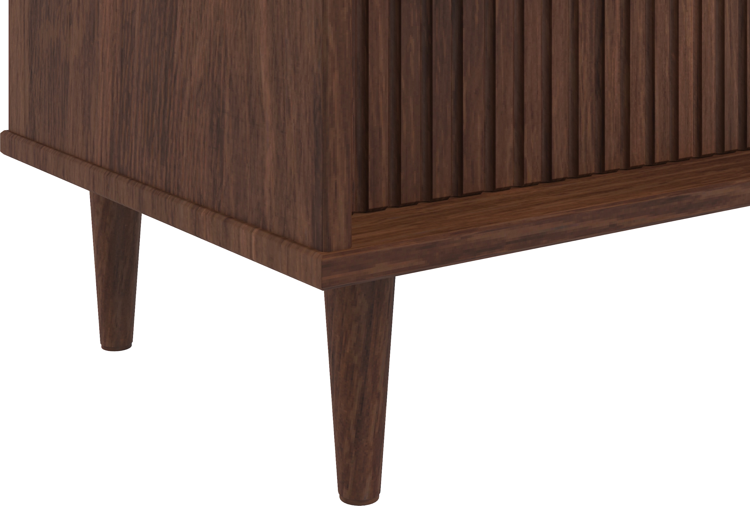 INOSIGN Sideboard »Malmedy  Front mit gefrästen Rillen« Kommode aus massivem Kiefernholz, Push-to-open, Breite 160 cm