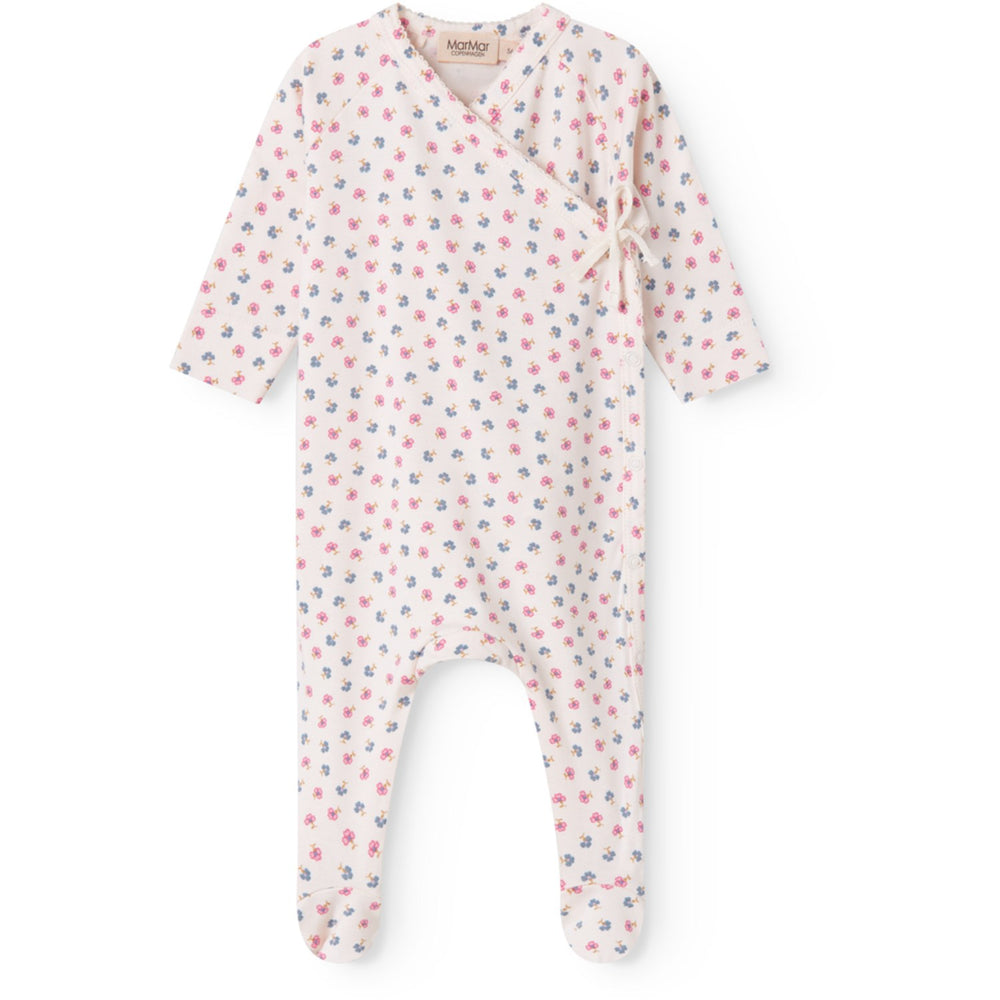 Køb MarMar Newborn Modal Smooth Print Mini Flower Rubetta Heldragt