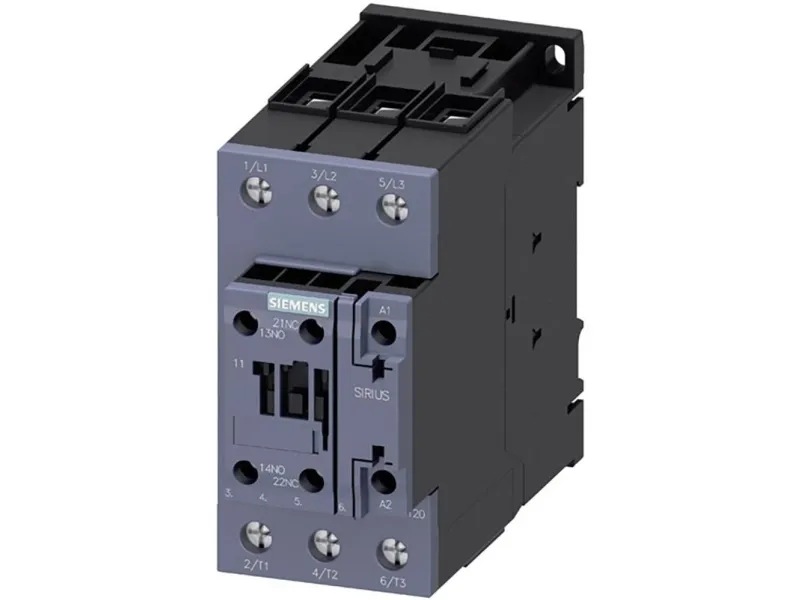 Siemens 3RT2035-1AP00 Kontaktor 3 x afbryder 18.5 kW 230 V/AC 40 A med hjælpekontakt 1 stk