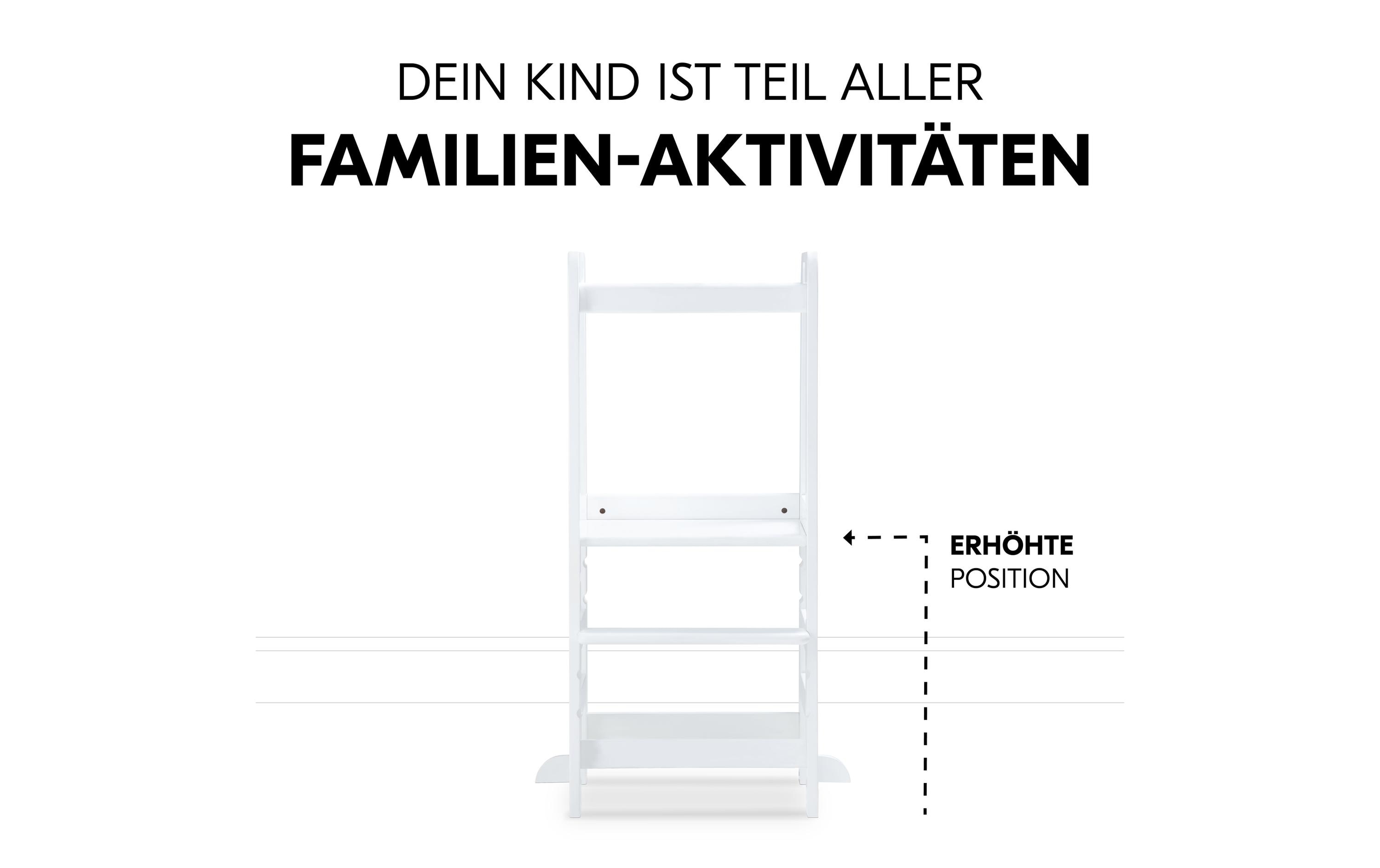 Learn N Explore weiss<br>Entdeckerturm für Kinder