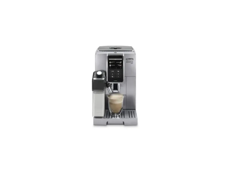 De'Longhi Dinamica Plus ECAM370.95.S - Automatisk kaffemaskine med mælkeskummer - 19 bar - sølv