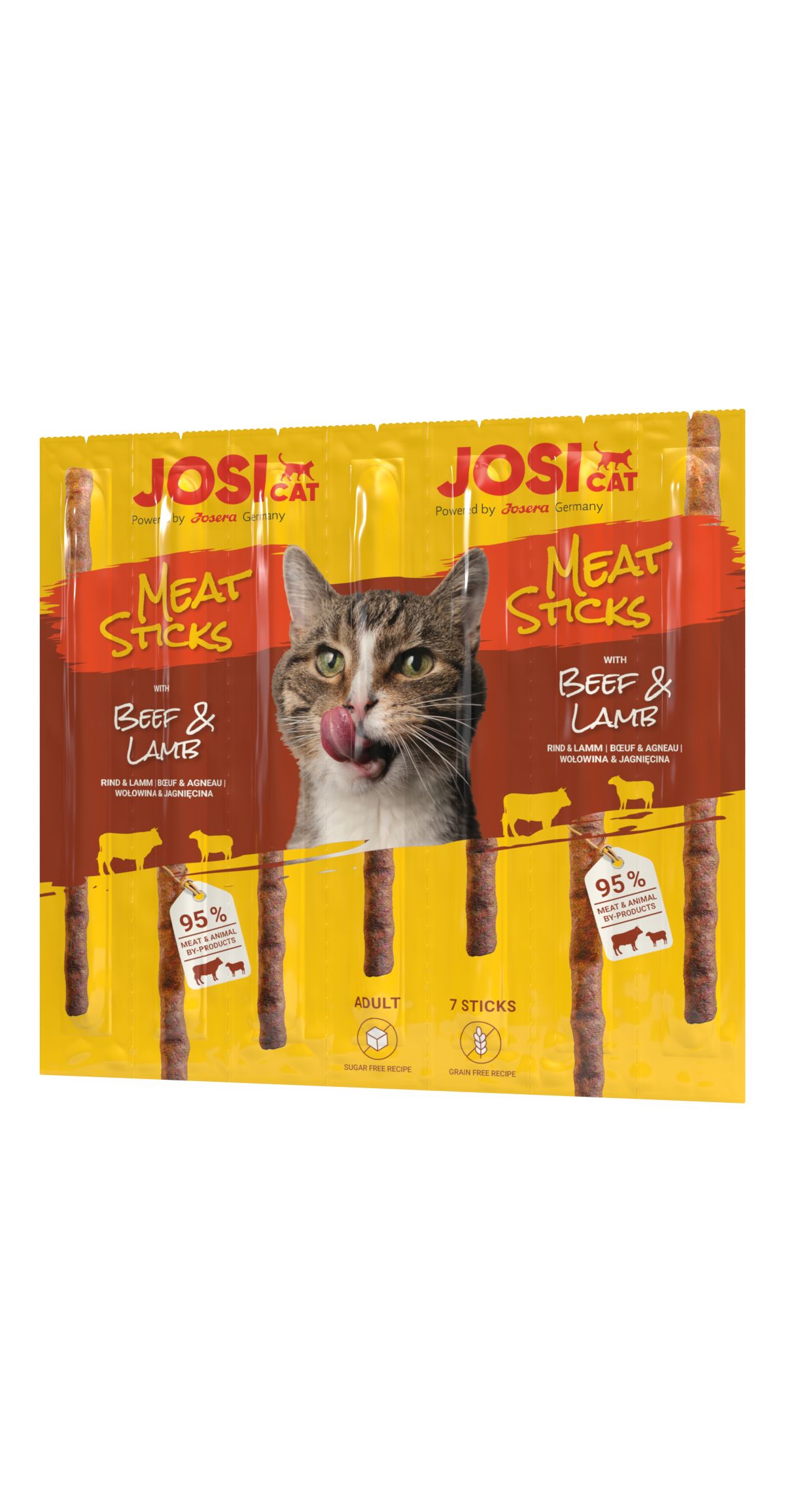 JosiCat Meat Sticks Beef & Lamb Vorratspack
