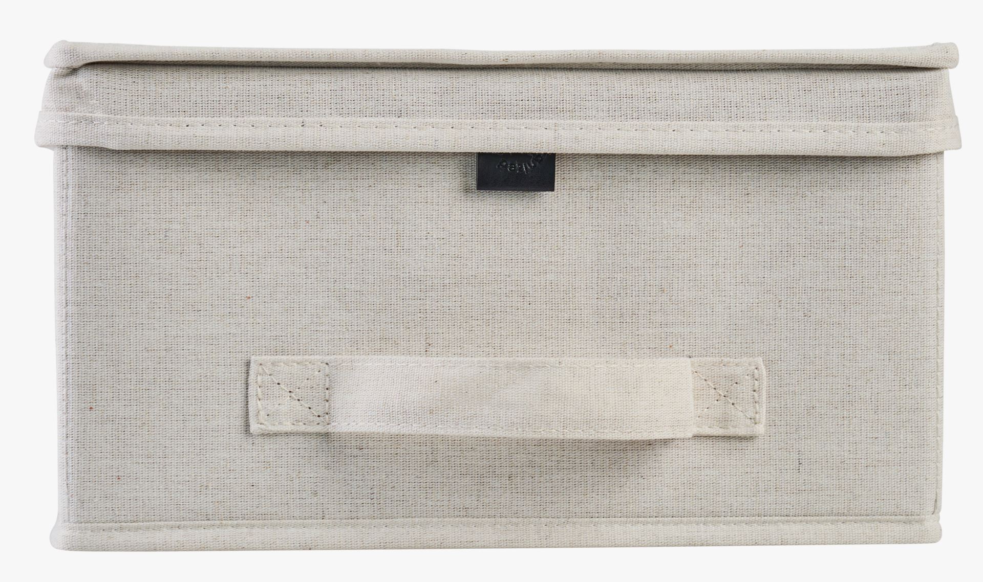 Oppbevaringsboks lys natur - 45x45x20 cm