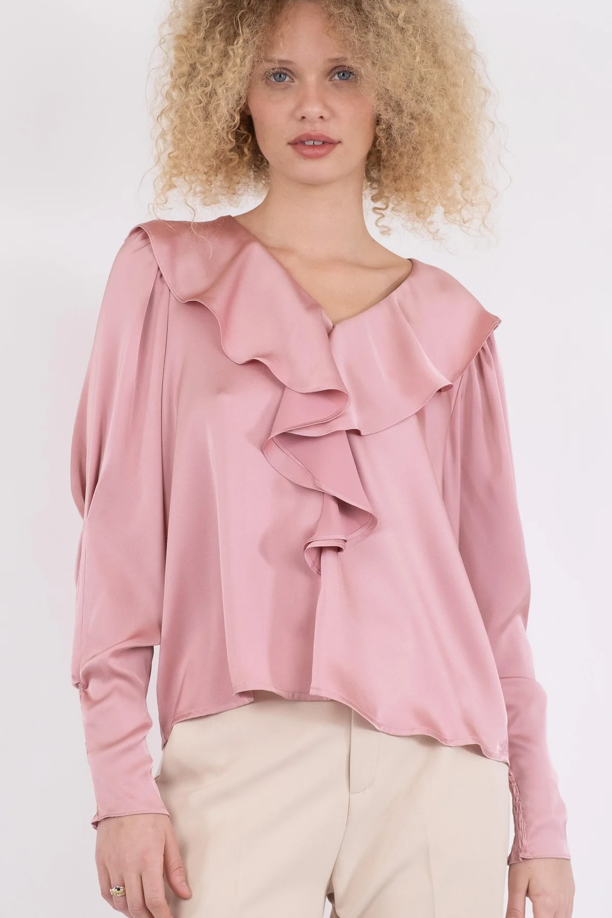 Neo Noir Sandie Sateen Blouse light pink