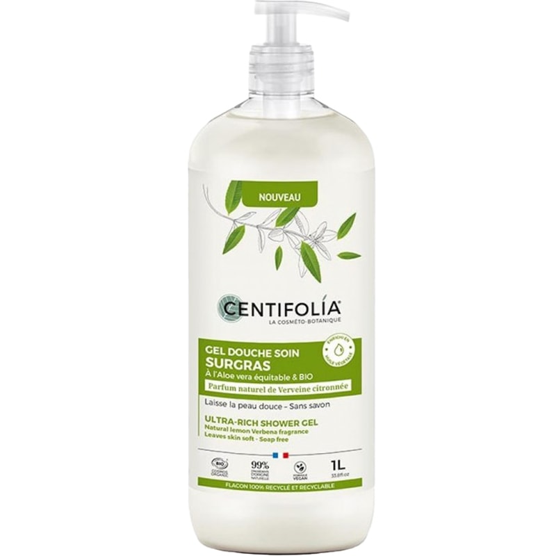 Gel douche bio - Verveine citronnée - Corps - 1L
