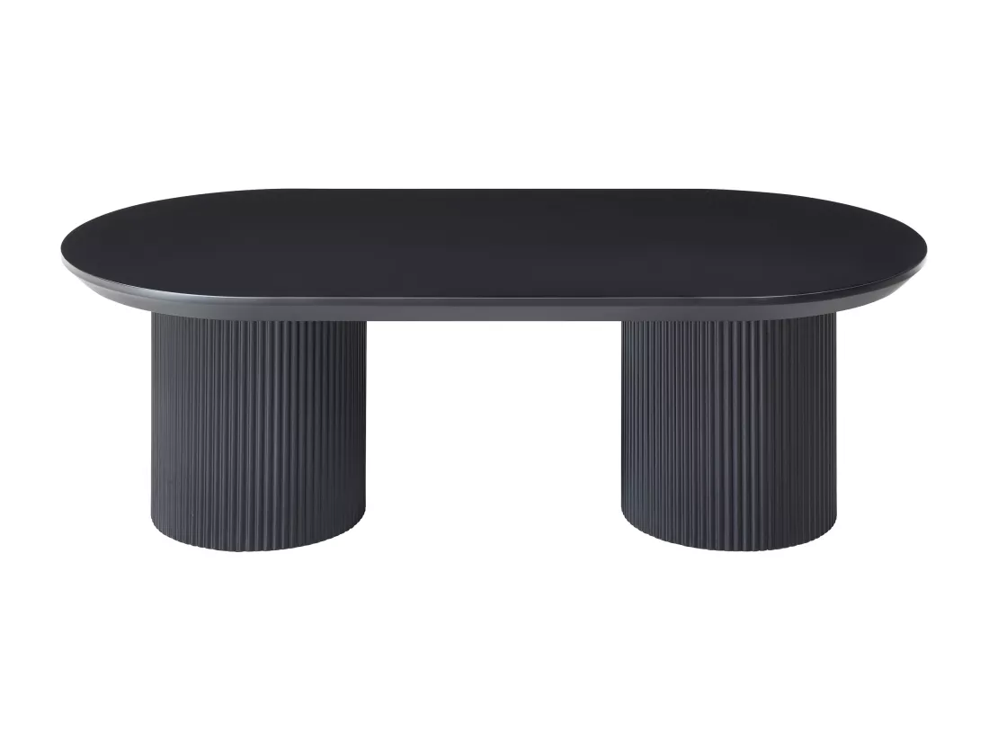 Table basse en MDF - Noir - LORIMILA