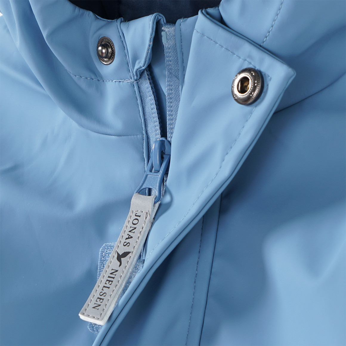 Jonas Nielsen Kinder Regenjacke mit Beschichtung hellblau