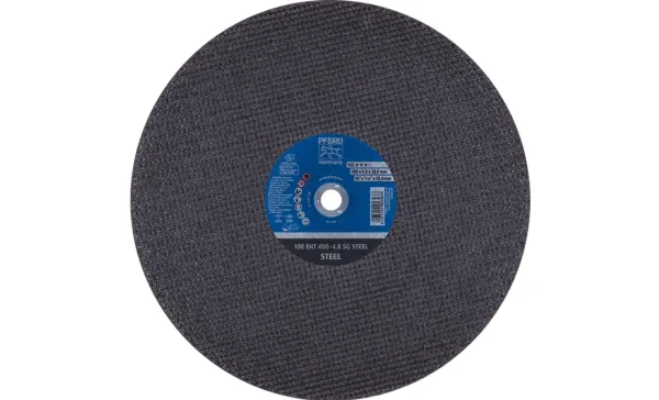 PFERD 100 EHT 400-4,8 SG STEEL/20,0, Stål, Støbejern, PFERD, 2 cm, 40 cm, 4800 rpm, 10 stk