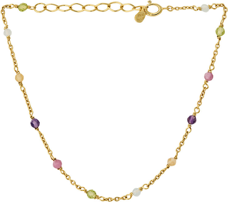 Pernille Corydon Jewellery Rainbow Bracelet Adj. 16-19 cm Guld & multi
