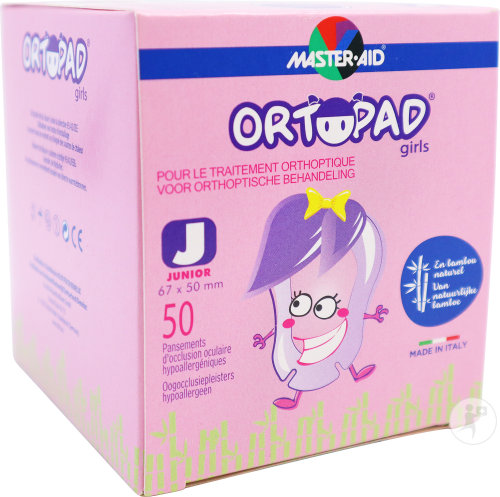 Ortopad Junior For Girls Compresse Oculaire 50 Pièces (73221)