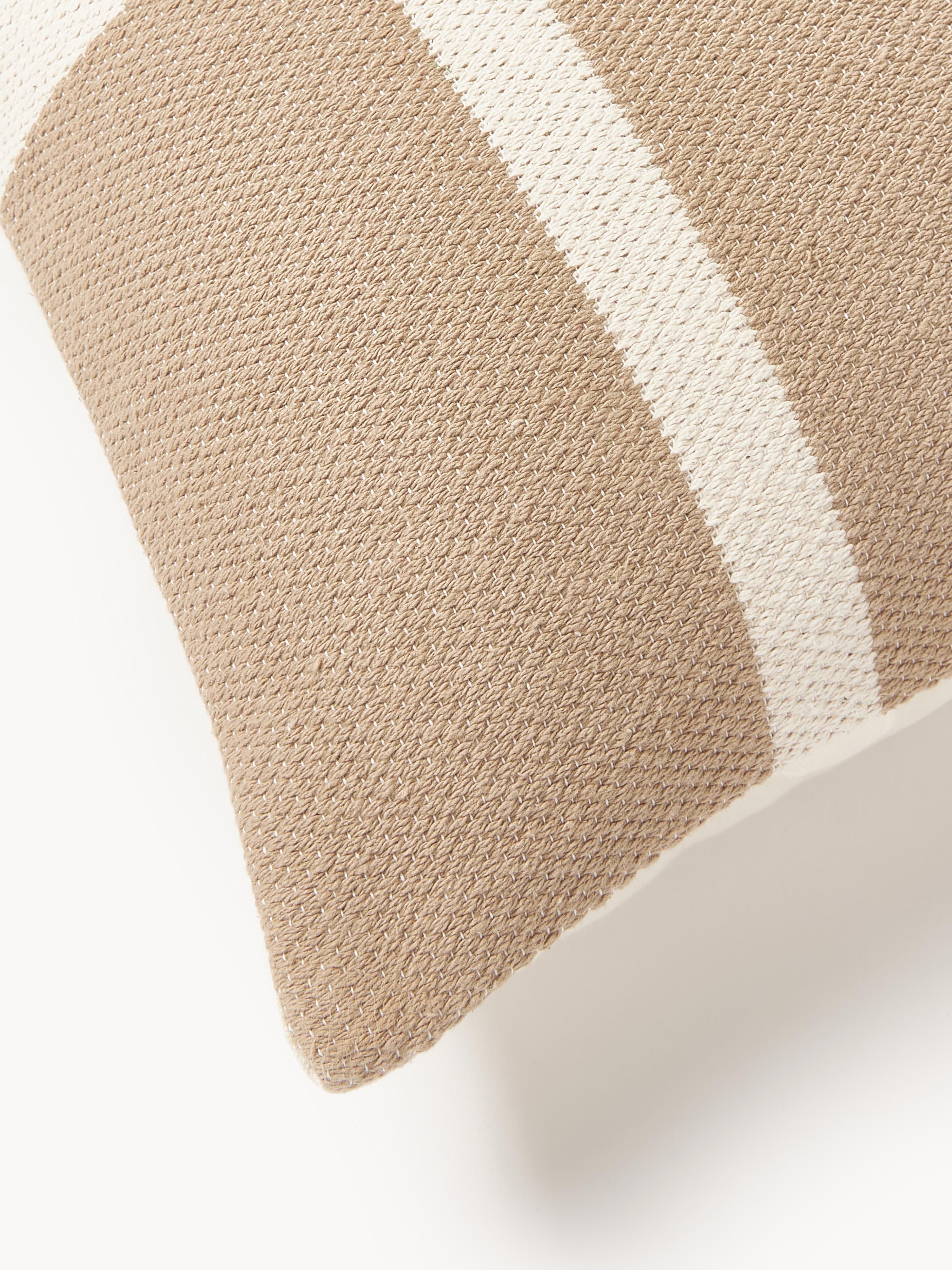 Handgeweven kussenhoes Asta met geometrisch patroon