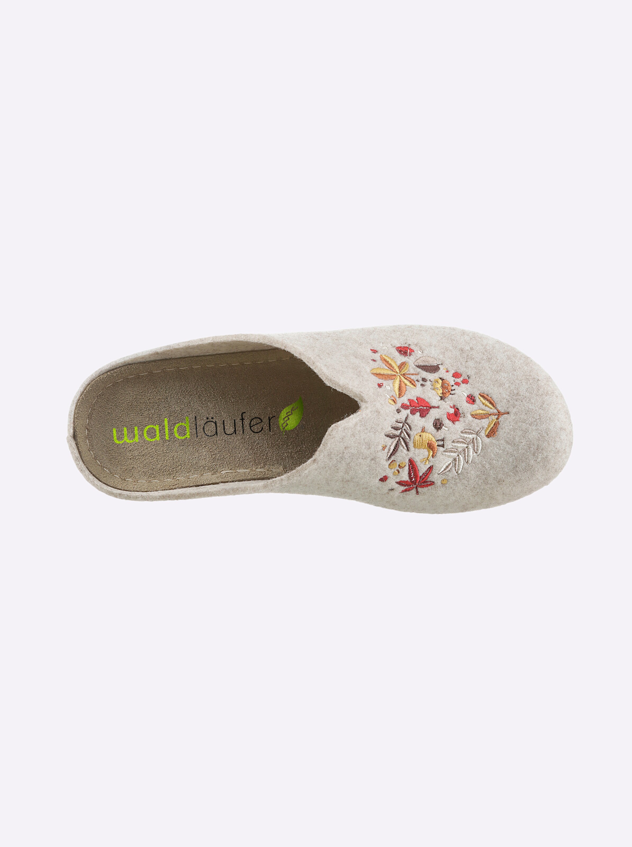 Waldläufer Pantoffel in beige