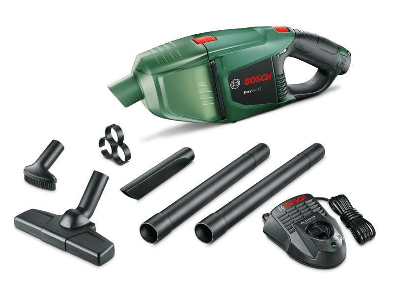 Bosch Akku-Handsauger EasyVac 12 Kit Grün Leistungsstarke Akku-Handstaubsauger für verschiedenste Anwendungen