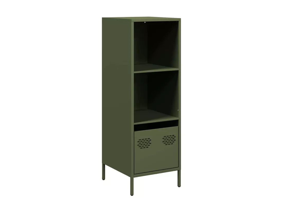 Buffet vert olive 35x39x103,5 cm acier