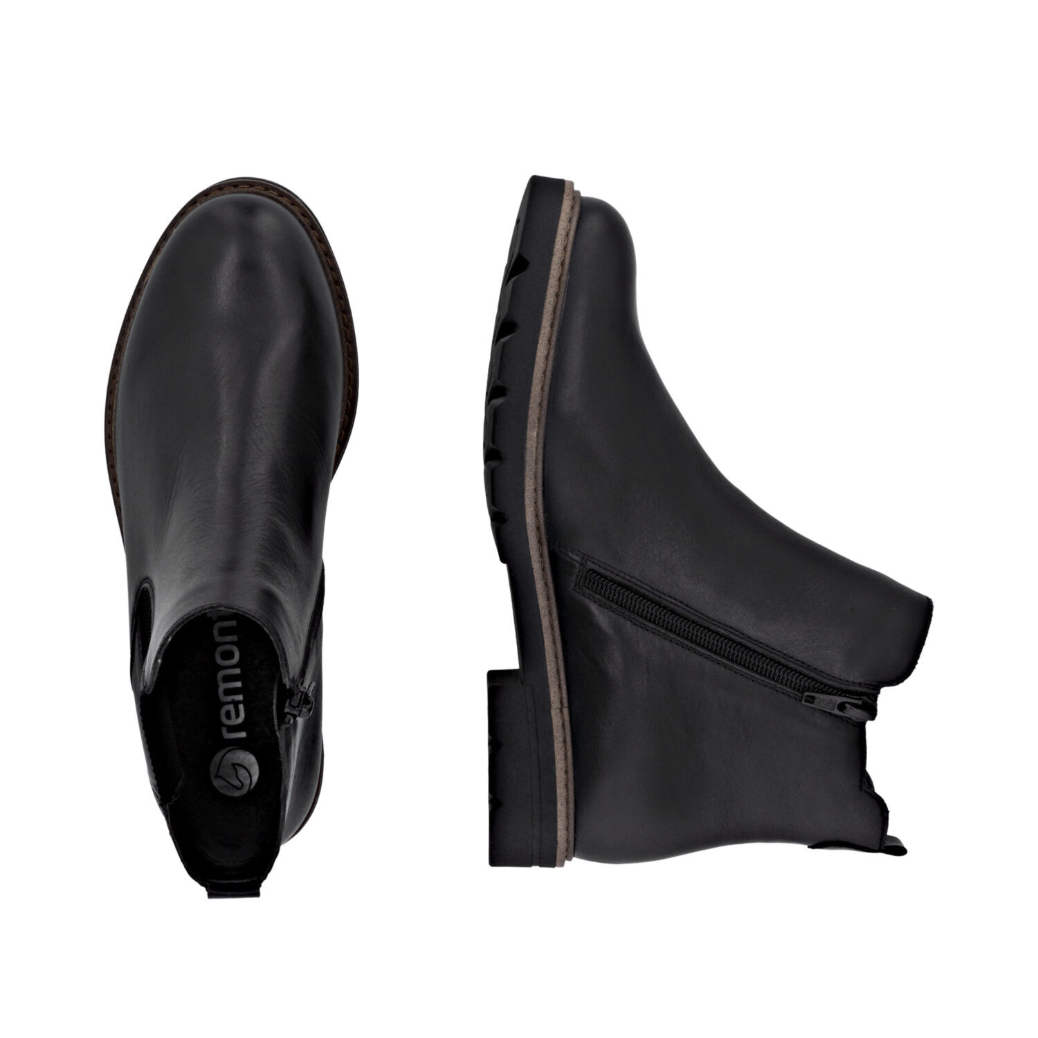 REMONTE Kurzstiefel aus Glattleder