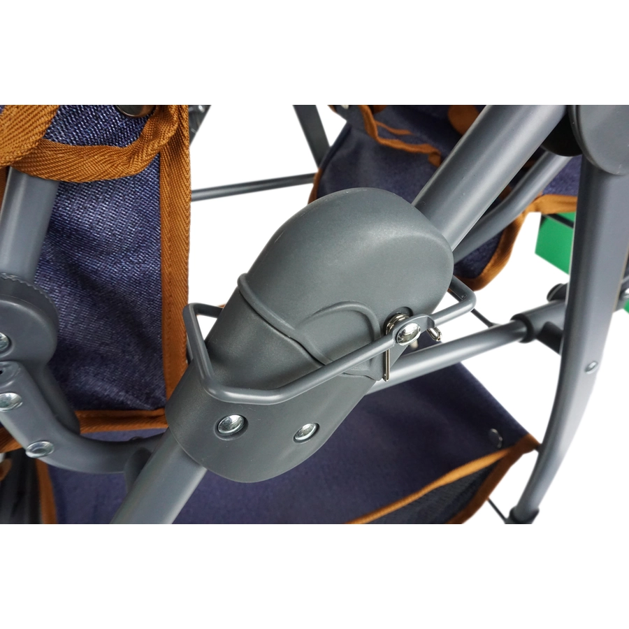 knorr toys® Zwillingspuppenwagen Milo - dark blue blau