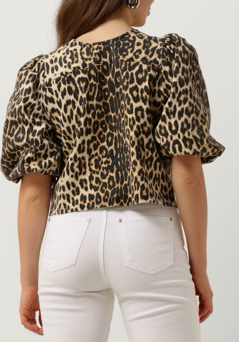 beige co'couture top leocc bow blouse