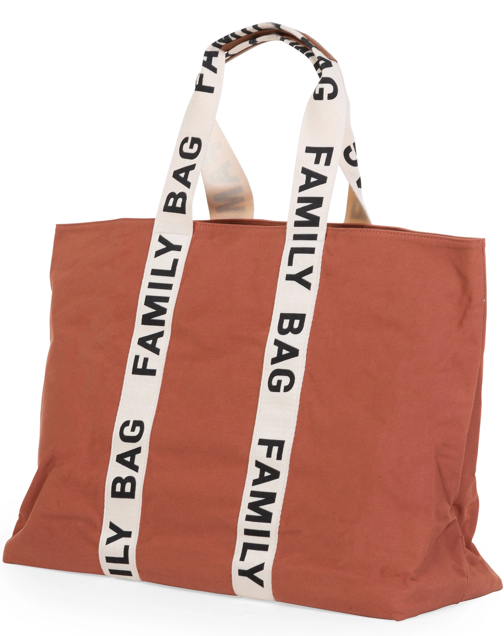 Canvas-Reisetasche FAMILY BAG SIG (55x18x40) in terracotta