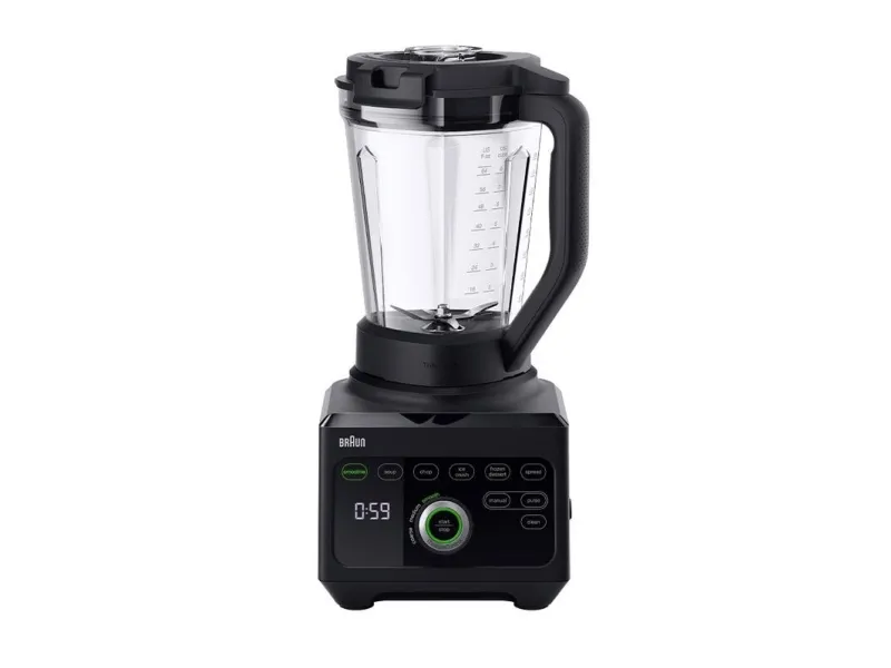 Braun JB 9040, Bordplade blender, Impulsfunktion, Knusning af is, 1 m, 1600 W, Sort