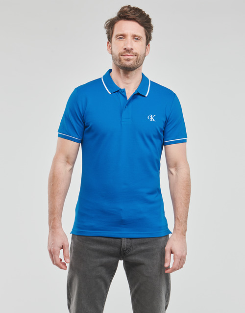 Calvin Klein Jeans - TIPPING SLIM POLO Azul