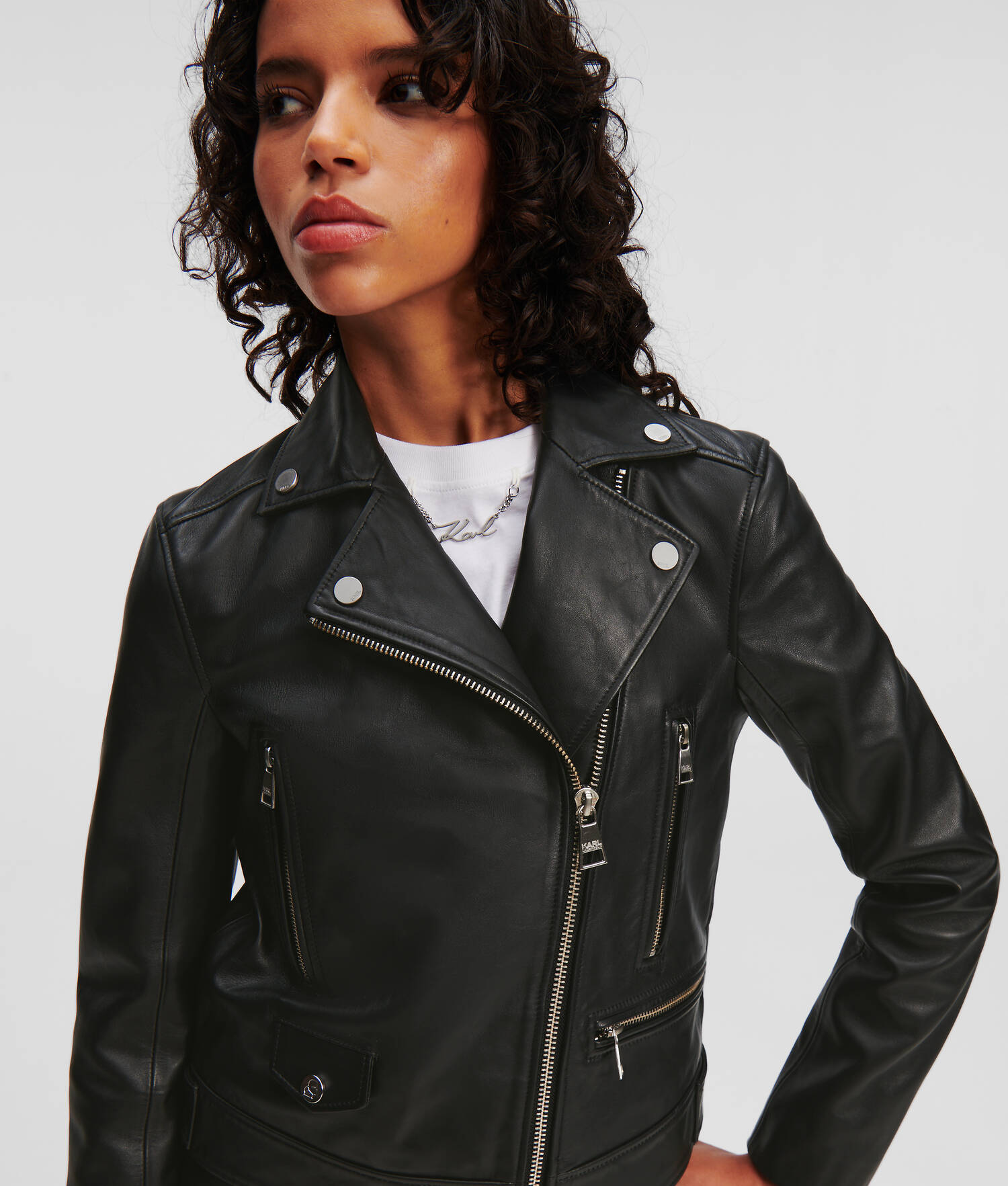 VESTE DE MOTARD EN CUIR